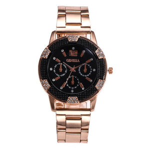 Stainless Steel Quartz Bracelet Wrist Watch