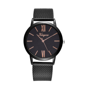 Kingou Women's Casual Quartz Silicone strap